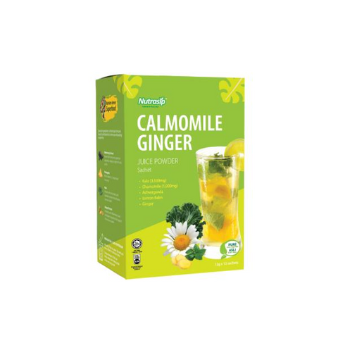 Nutrasip™️ Botanical Juice Powder Calmomile Ginger