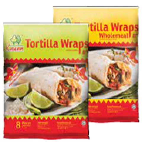 Kawan Tortilla Wraps 8 (Original / Wholemeal)