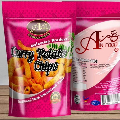 AIN FOOD CURRY POTATO CHIPS