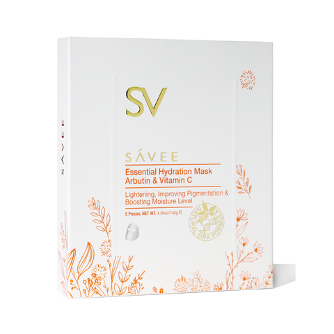 SAVEE ESSENTIAL HYDRATION MASK ARBUTIN & VITAMIN C 250G (5PCS PACK)