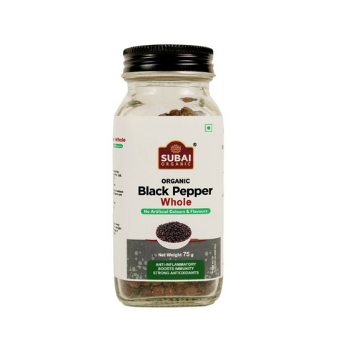 Organic Black Pepper Whole
