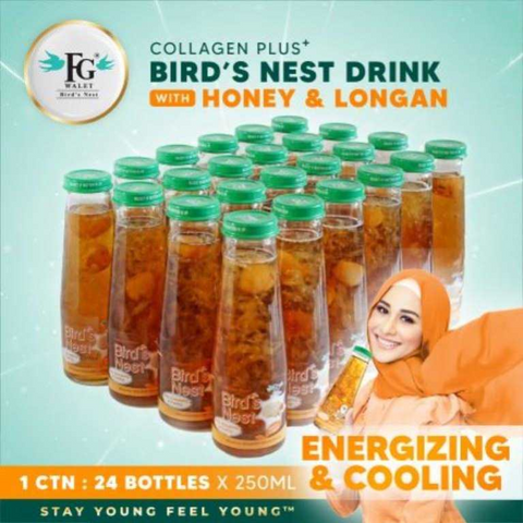 Fgwalet Collagen Plus Bird's Nest  Drink with Honey & Longan