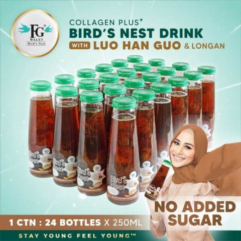 Fgwalet Collagen Bird's Nest  Drink with Lou Han Gou & Longan