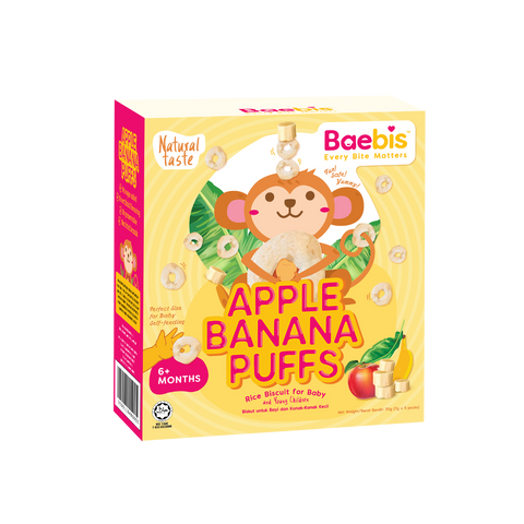 Baebis Apple & Banana Puffs