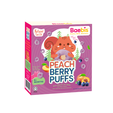 Baebis Peach & Berry Puffs