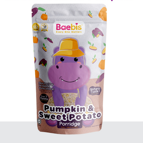 Baebis Porridge (Pumpkin & Sweet Potato)