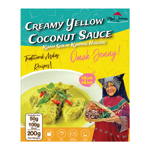 Malaysia Authentic Creamy Yellow Coconut Sauce