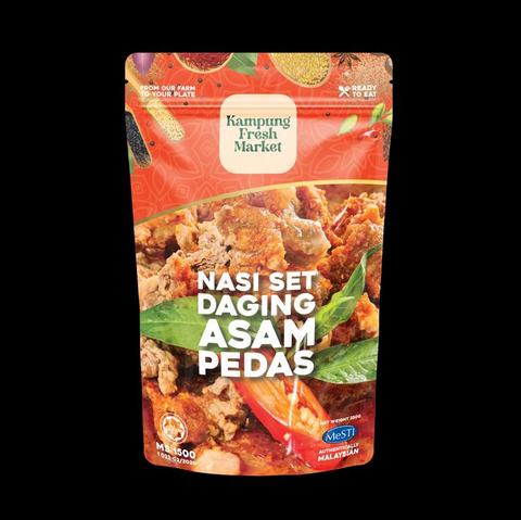 NASI SET DAGING ASAM PEDAS