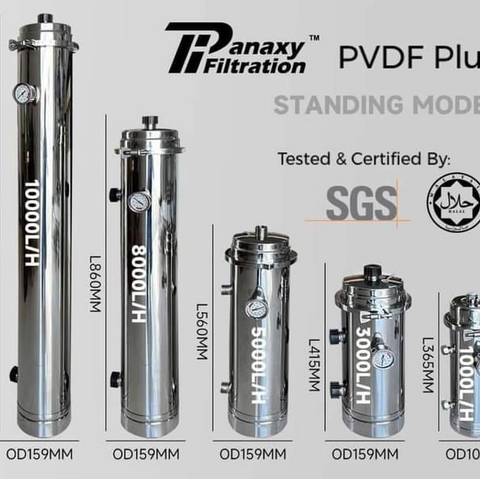 panaxy PTS 5000 pvdf plus master water filter