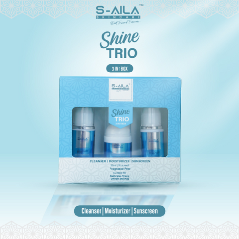 SHINE TRIO 3 IN 1 BOX SKINCARE