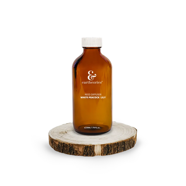 white peacock lily Reed Diffuser White Peacock Lily 230ml – Arabian Organics