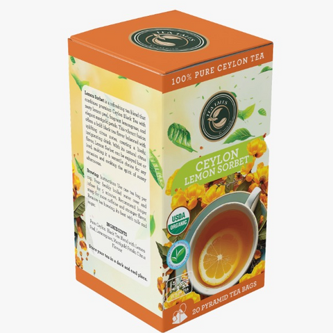 ORGANIC BLACK TEA LEMON SORBET