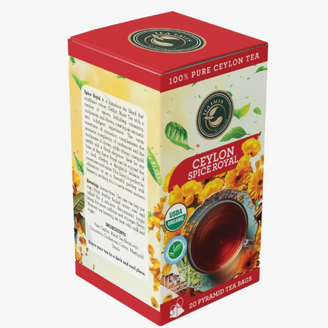 ORGANIC BLACK TEA BAGS SPICE ROYAL
