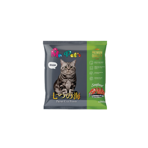 MR PET'S PRIME CAT FOOD SEAFOOD 350G