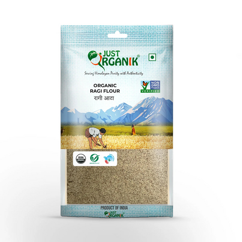 Just Organik Organic Ragi/Finger Millet Flour