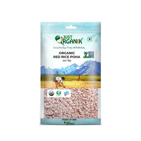 Just Organik Organic Red Rice Poha/ Flattened Rice