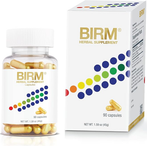 BIRM Concentrated Herbal Supplement - Immune System Natural Modulator, Made in Ecuador - 90 Capsule Bottle (160mg)