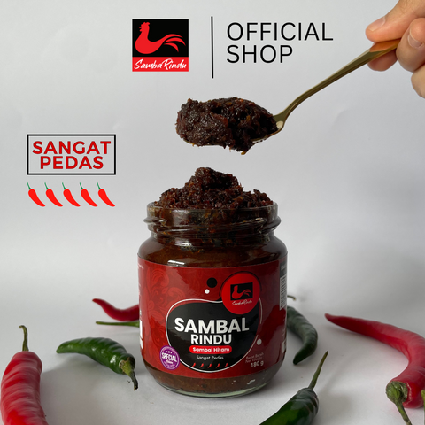 Ready To Eat Sambal Rindu (Spicy Black Sauce) - Very Spicy