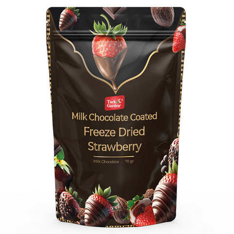 Milk Chocolate Freeze-Dried Strawberry Dragee 80 g