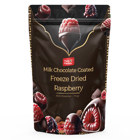 Milk Chocolate Freeze-Dried Raspberry Dragee 80 g