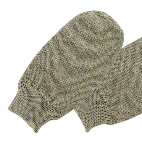 Organic Linen Hammam mitt