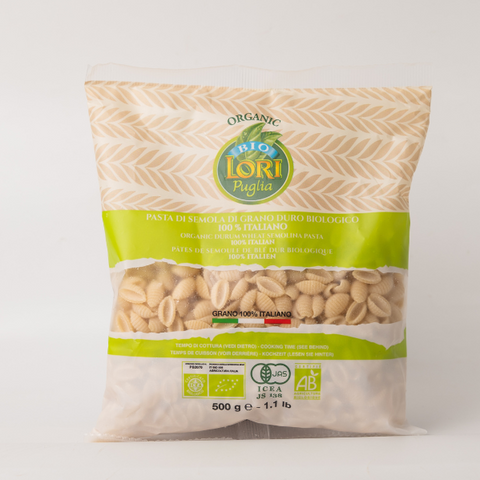 ORGANIC ITALIAN PASTA - GNOCCHI SARDI BIO LORI  – ORGANIC BRONZE-CUT DURUM WHEAT PASTA