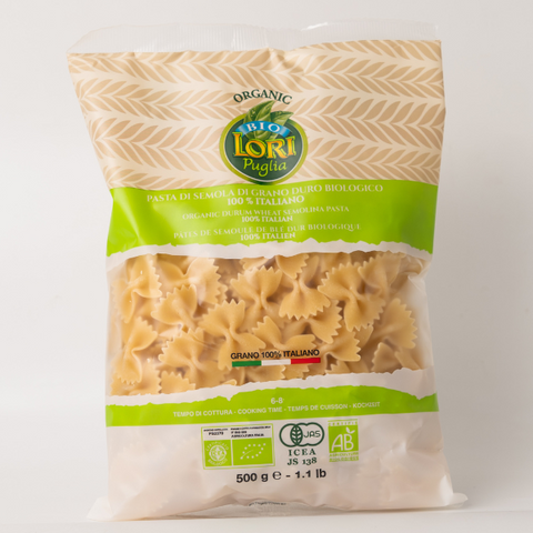 ORGANIC ITALIAN PASTA - FARFALLE BIO LORI