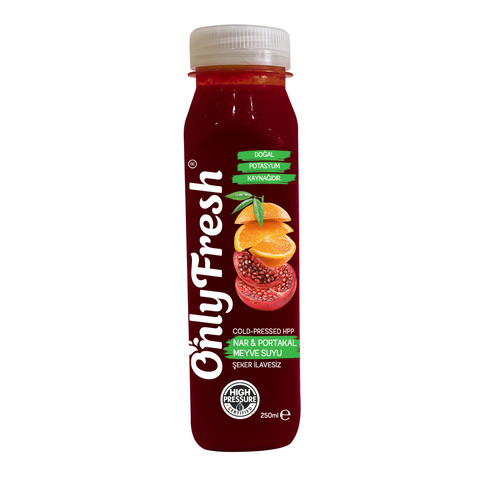 100% Cold-Pressed Pomegranate-Orange Juice