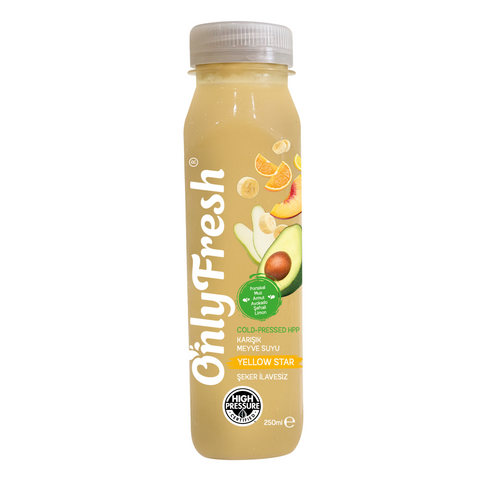 100% Cold-Pressed Yellow Star Smoothie