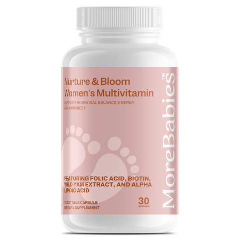 MoreBabies™ Nurture & Bloom Women's Fertility Multivitamin Support