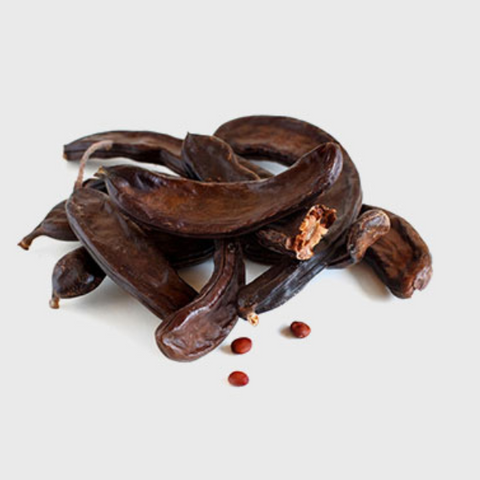 Whole carob pods