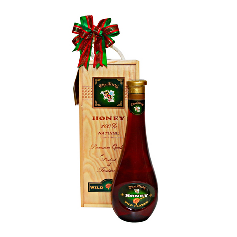 Pure Natural Honey (Wild Flower 1Kg Wooden Box)