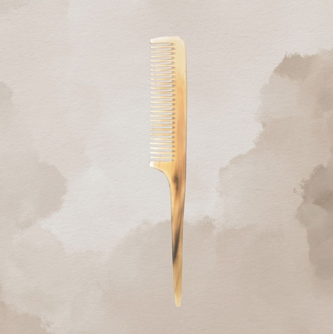 hairstyling comb, horn-waterbuffalo, 11H