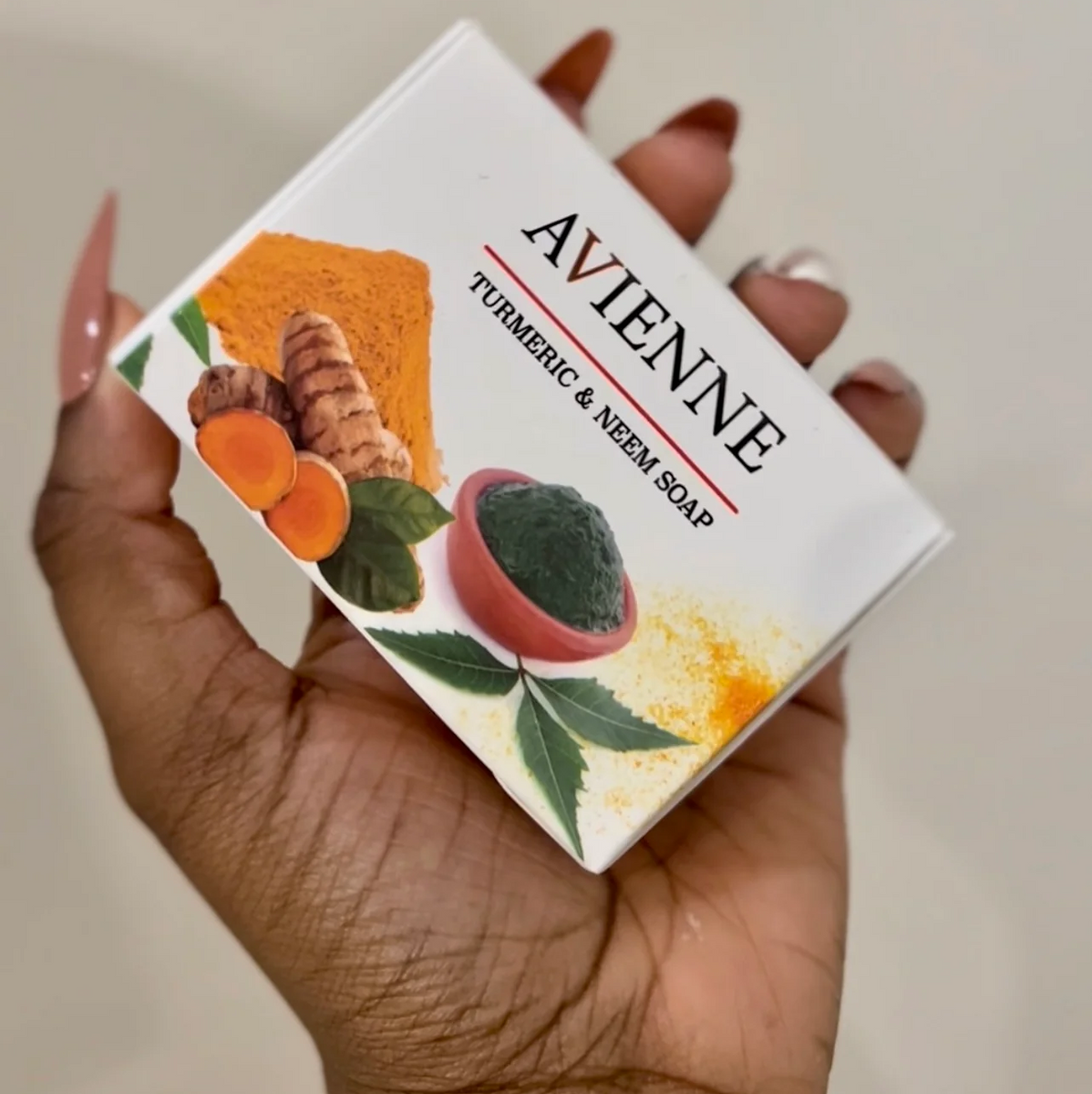 Buy Avienne Turmeric & Neem Soap | Natural Anti-Acne & Skin Healing ...