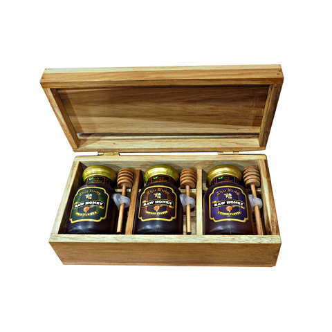 Organic Raw Honey Gift Set S (450g)