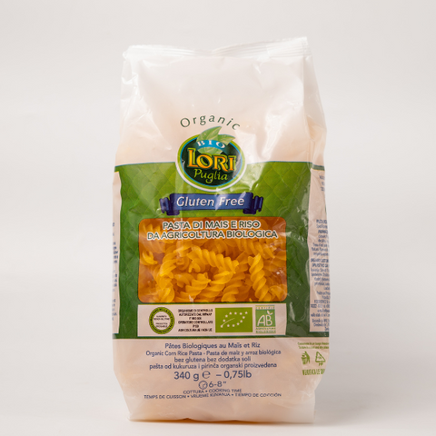 ITALIAN ORGANIC GLUTEN-FREE FUSILLI – CORN & RICE | BIO LORI