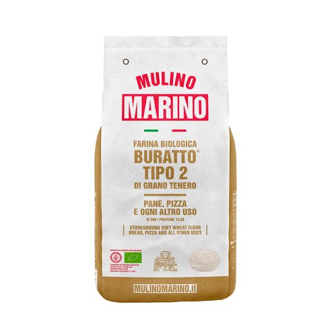 Organic soft wheat BURATTO flour natural-stone milled