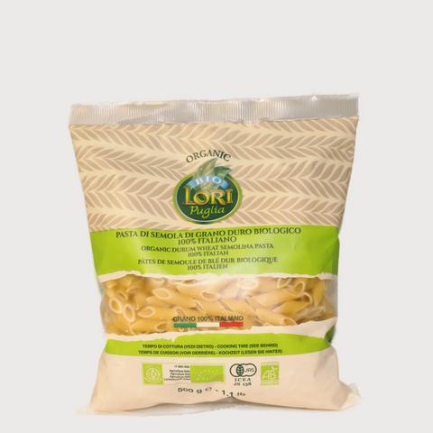 ORGANIC ITALIAN PASTA - MEZZE PENNE BIO LORI
