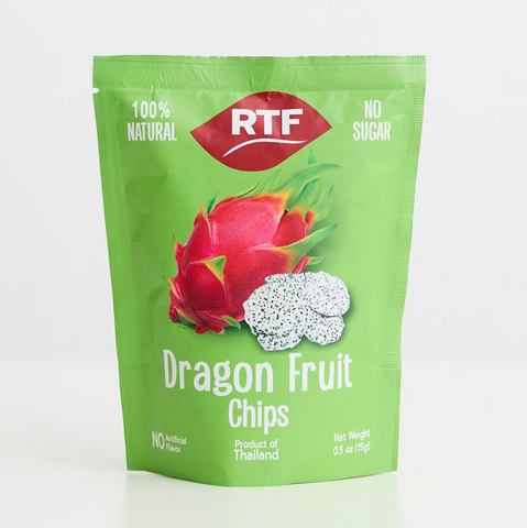 Naturally Pure Dried Fruit Chips, Tropical Dragon Fruit