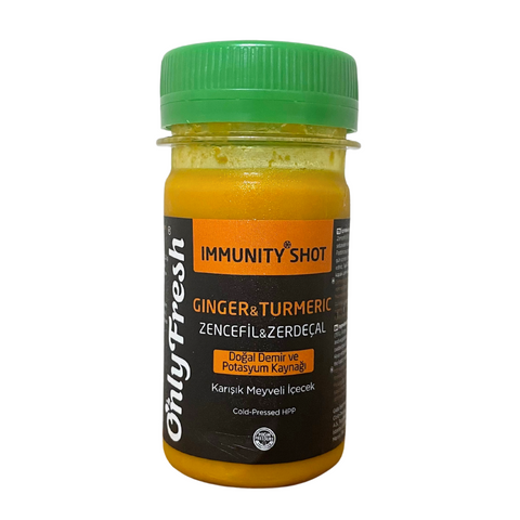 Only Fresh Cold-Pressed Ginger & Turmeric Shot