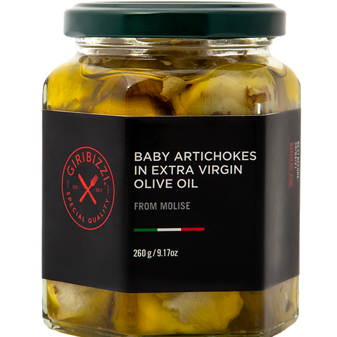 BABY ARTICHOKES IN EXTRA VIRGIN OLIVE OIL