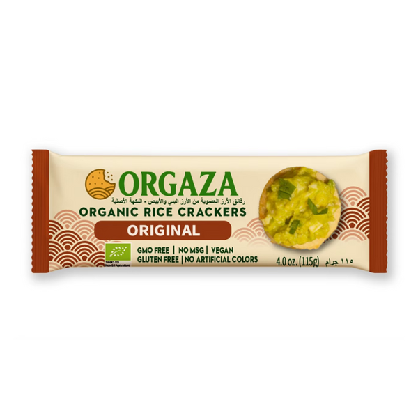 Bio Rice Crackers Organic Gluten-Free Rice Crackers | Vegan, Non-GMO, No MSG | ORGAZA ...