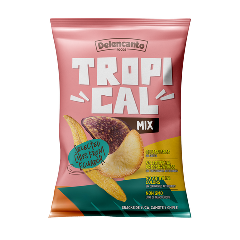Tropical 12 Mix Mix of selected chips (Plantain, cassava, sweet potato chips)