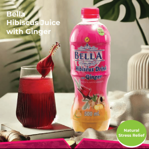 Bella Hibiscus Drink with Ginger