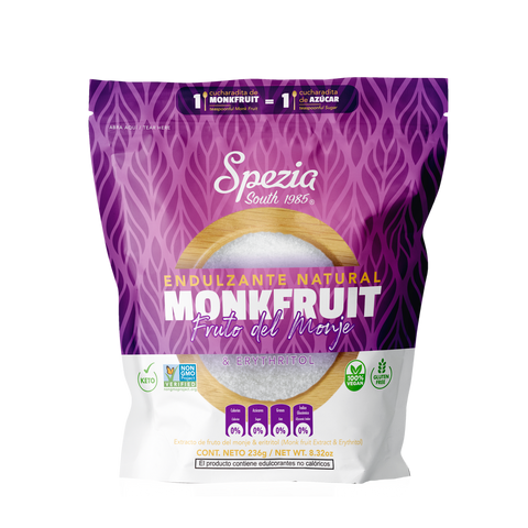 MONKFRUIT NATURAL SWEETENER WITH ERYTHRITOL – 236G (8.32 OZ)