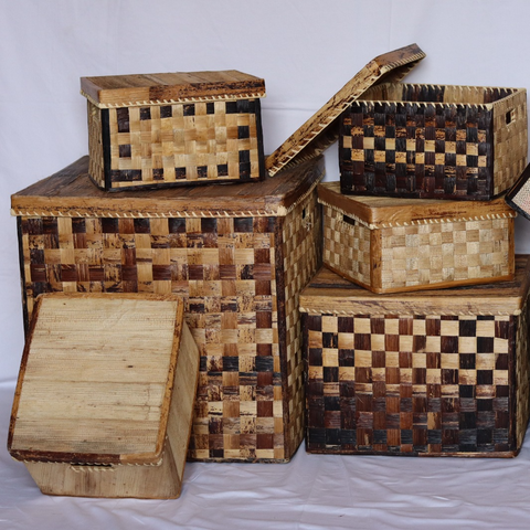 Banana Fiber Storage Boxes