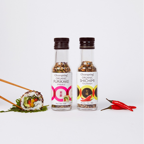 Organic Shichimi Togarashi - Seven Spice Blend & Organic Furikake Sprinkle