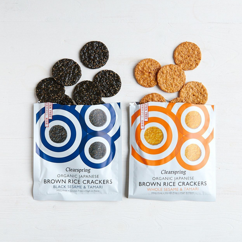 Organic Japanese Brown Rice Crackers