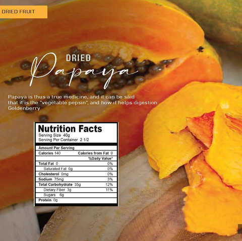 DRIED PAPAYA