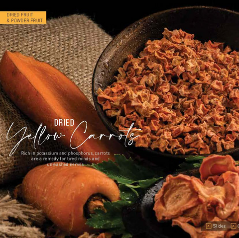 Dried Yellow Carrots